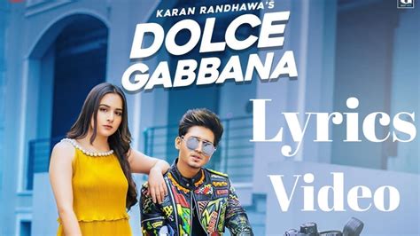 karan randhawa dolce gabbana lyrics|Dolce Gabbana lyrics .